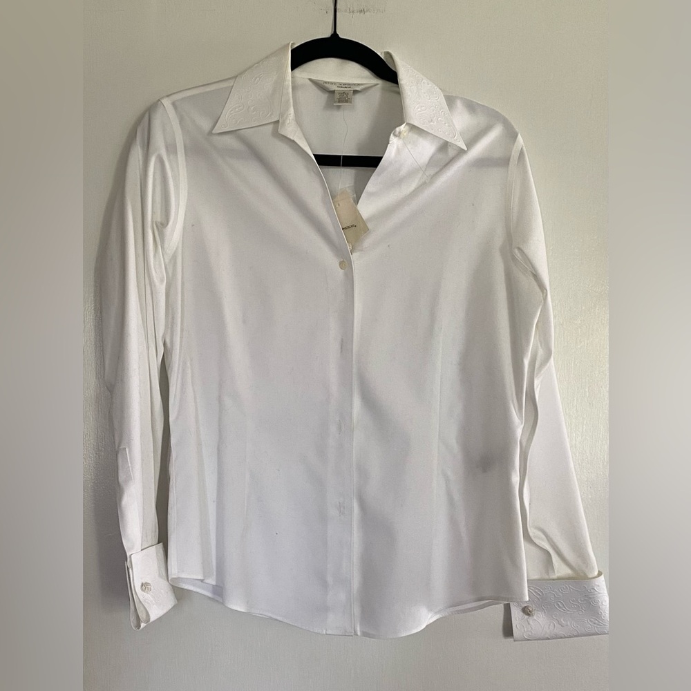 Classic White Button-Up Shirt from Petite Sophisticate